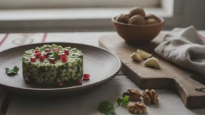Салат "Грузинский" с чесноком