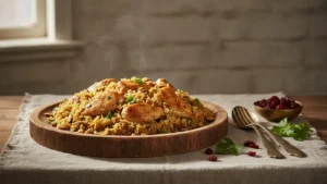 Плов с куриной грудкой