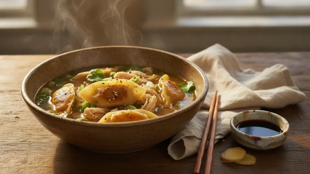 Куриный суп с клецками