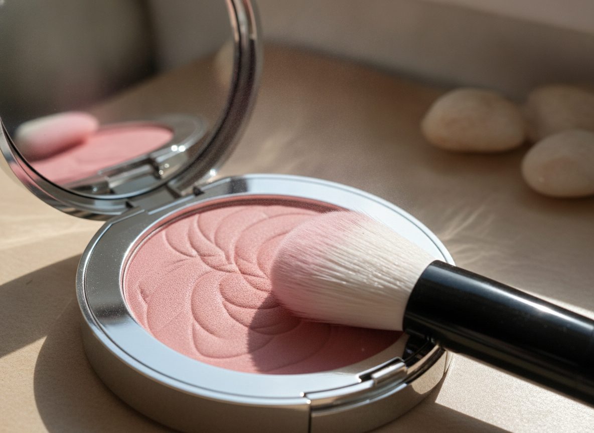 Открытые румяна Dior Rouge Blush с кистью для макияжа